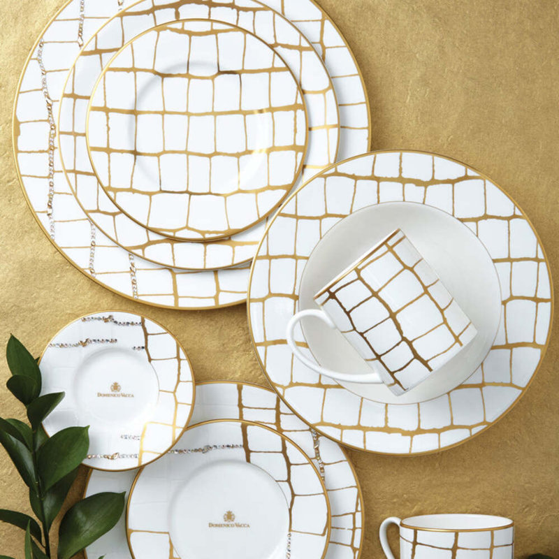 Alligator Fine Bone China Dinner Plate