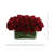 Roses Arranged in Glass Vase-730340669