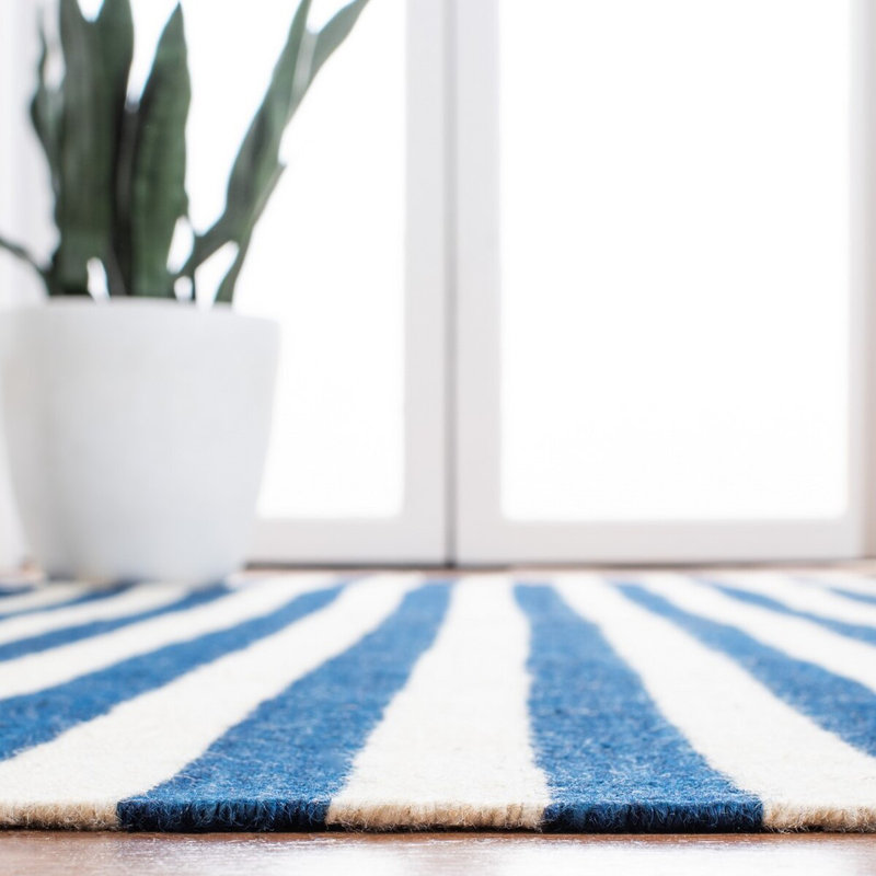 Ralph Lauren Canyon Stripe Wool Striped Rug, Rectangle 8' x 10'