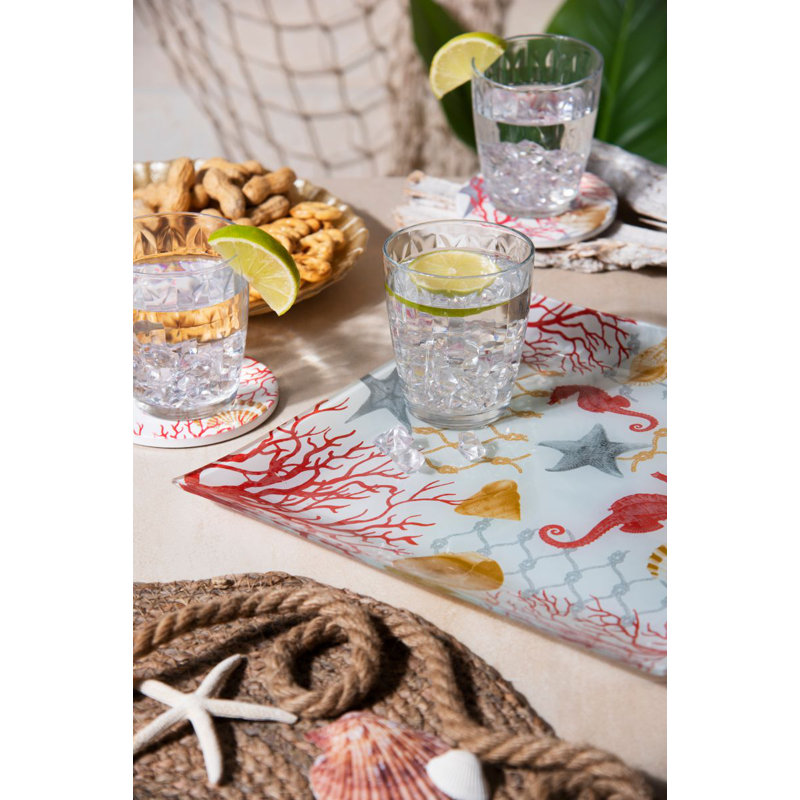20cm Glass Dinner Plate