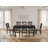 8 - Person Farmhouse Rectangular Solid Wood Dining Set, Gray/white-907530387-907530385