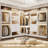 100" Closet System With Drawers, Closet Organizer With Hanging Rods And Mirror Design-1070434518