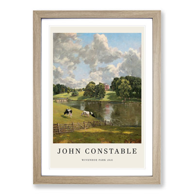 Wivenhoe Park in Essex Print by John Constable - Picture Frame Painting