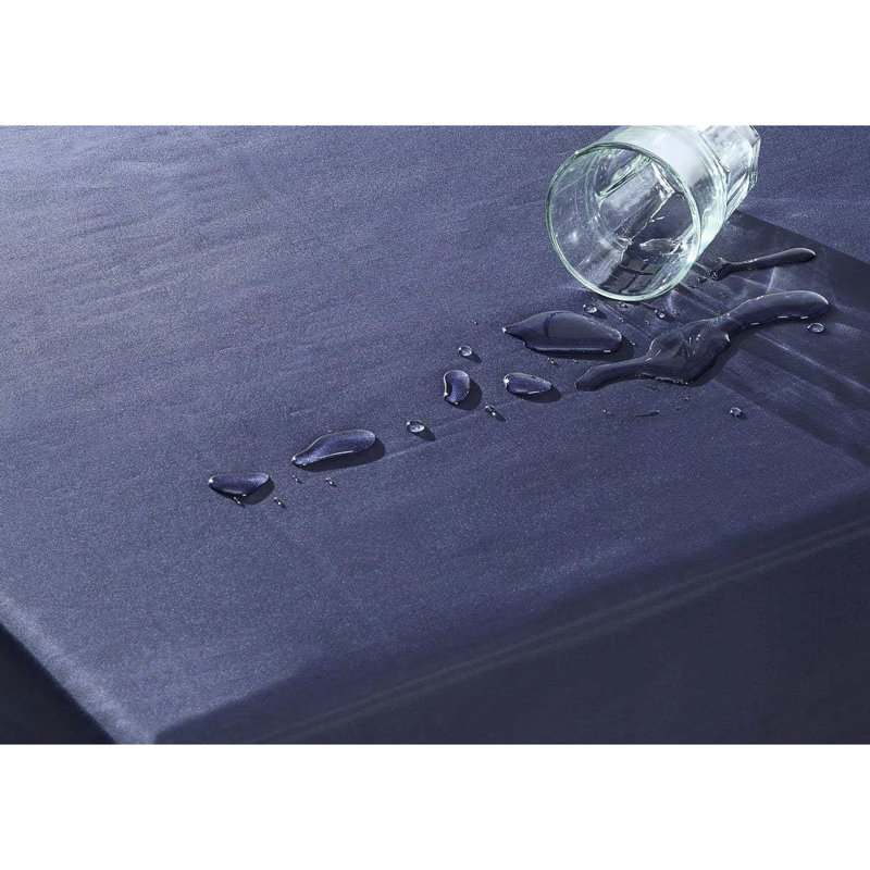 6-inch Waterproof Full Size Mattress With Navy Blue Diamond- Fabric And High Foam For Sleep Support