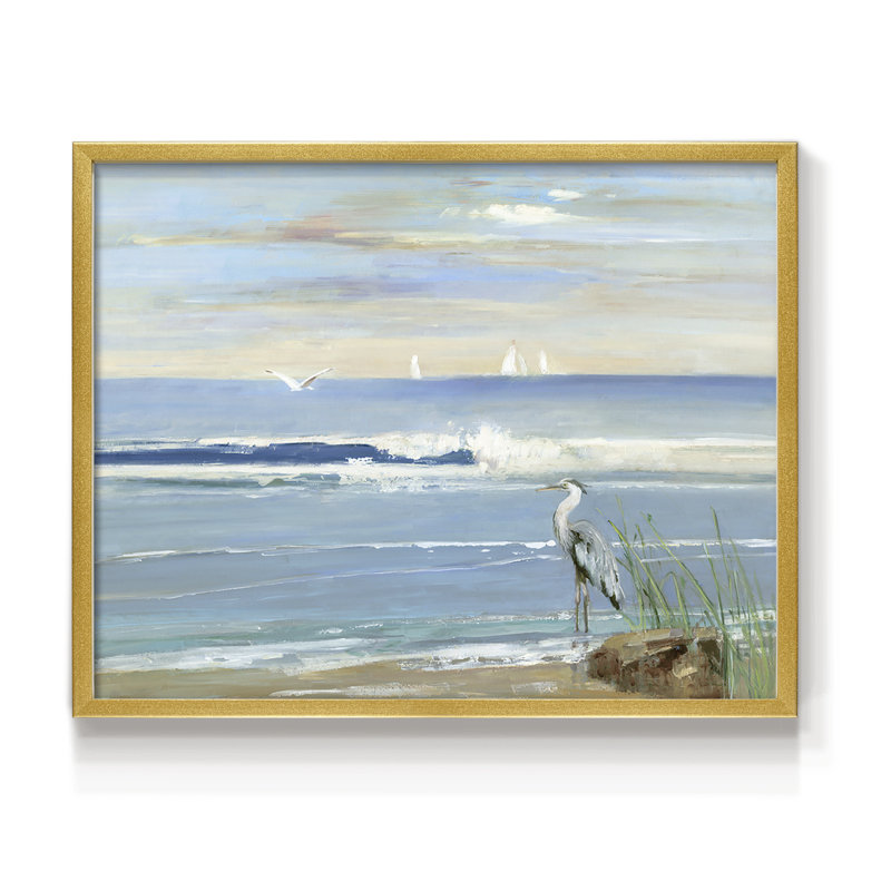 Sunrise Bay -Framed Print - Restickable