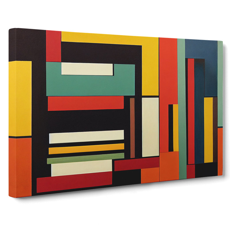 Ideal Modern Abstract Art - Wrapped Canvas, 50cm H x 76cm W x 3cm D