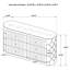 Commode 6 tiroirs Santiago Ivory