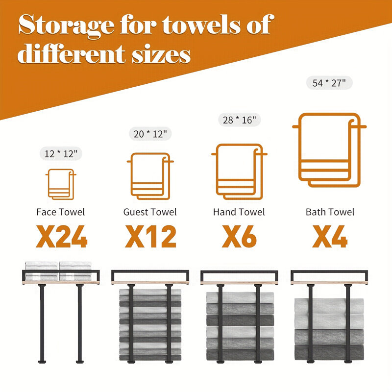 39.87 cm L 2 - Bar Towel Rack