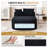 67.5''Chaise Lounge Chair 46'' Wide Seat Indoor Corduroy Oversized Sleeper Sofa For Living Room Deep Seat Lounge And Two Soft Pillows Convertible Boneless Sofa Bed, Black,No Assembly Required-1598746842