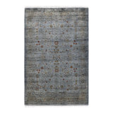 Overyed One-of-a-Kind Rectangle 4'2" X 6'5" Hand Knotted Area Rug