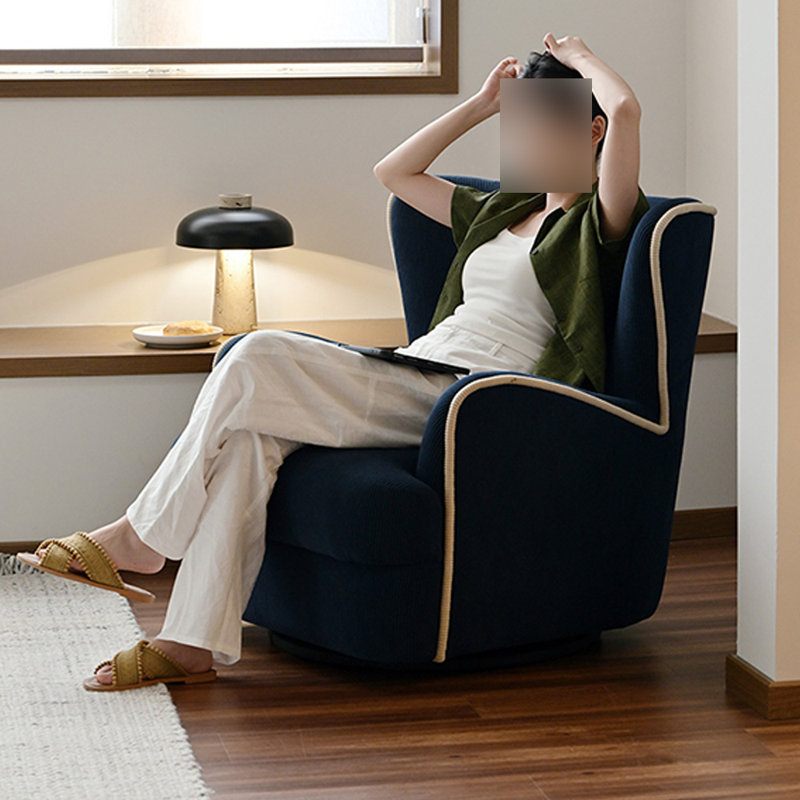 Fauteuil inclinable ergonomique pivotant à 360 °, Bleu