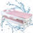 Portable Bathtub For Adult- Extra Large 59" Foldable Collapsible Tub. Ergonomically Designed For The Ultimate Relaxing Soaking Bath, Ice Bath. (Pink)