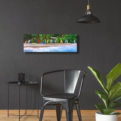 «Surf Heaven» par Steve Vaughn, art mural en verre acrylique