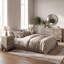 Ensemble de chambre à coucher 3 pièces, commode double cannelée à 9 tiroirs de 57 po de largeur et deux tables de chevet à 3 tiroirs-903795030