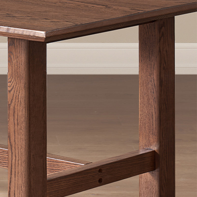 Jocabed Solid Wood Dining Table, 29.52"H x 55.11"L x 33.46"W