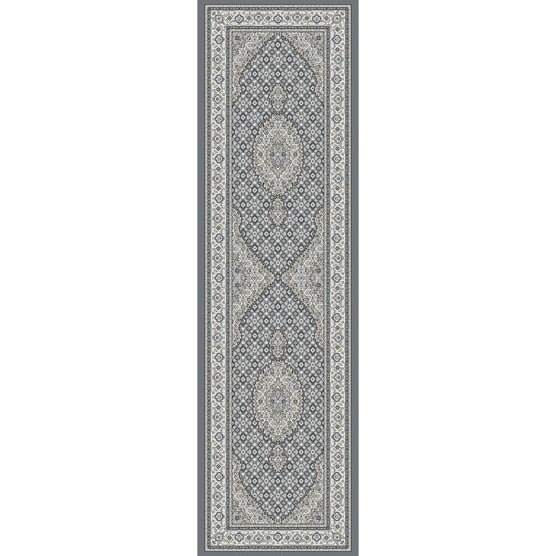 Tapis gris zone oriental Attell, Tapis de couloir : 2 pi 2 po x 7 pi 7 po