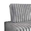 Ensemble 2 pièces de chaises modulaires rembourrées en velours-1221919997