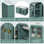 Meuble-lavabo mural 36 po avec lavabo en céramique, armoire de rangement flottante avec 3 tiroirs et armoire en bois massif