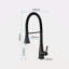 Robinet de cuisine avec douchette extractible