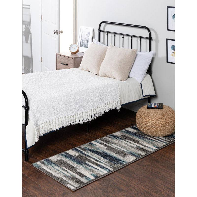 Abstract Area Rug, Runner 76 x 305cm