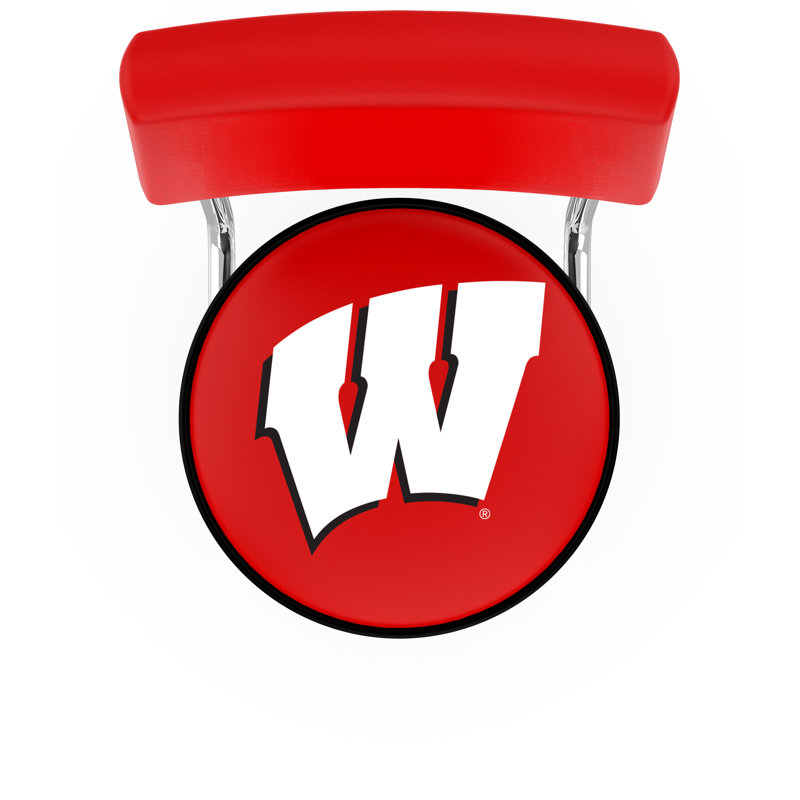 NCAA 30" Swivel Bar Stool, University of Wisconsin