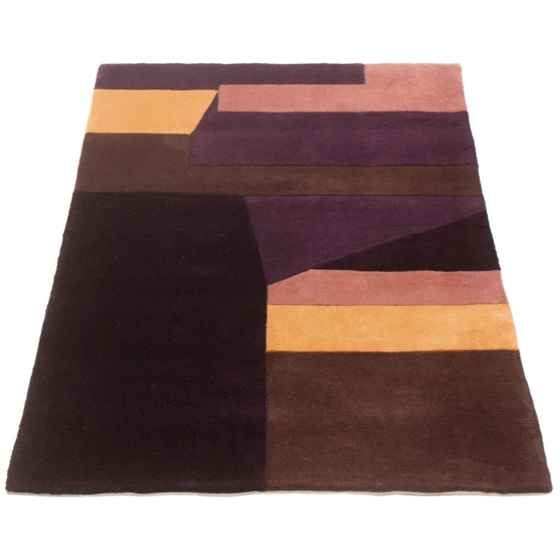Zhibek Wool Abstract Indoor Rug