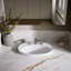 Serif Ceramic Oval Drop-In Bathroom Sink with Overflow-10941844-19195653