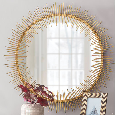 Wald Metal Flat Wall Mirror
