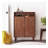 Modern Double-Door Solid Oak Shoe Cabinet-1806505246-1806505247