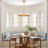 Natalia Modern Pendant Light – 24" Metal Gold, Ivory White Dome 1-Light Hardwired Adjustable Hanging Light for Kitchen Island or Dining Room in Mid-Century Modern, Scandinavian, and Contemporary Style-675410619