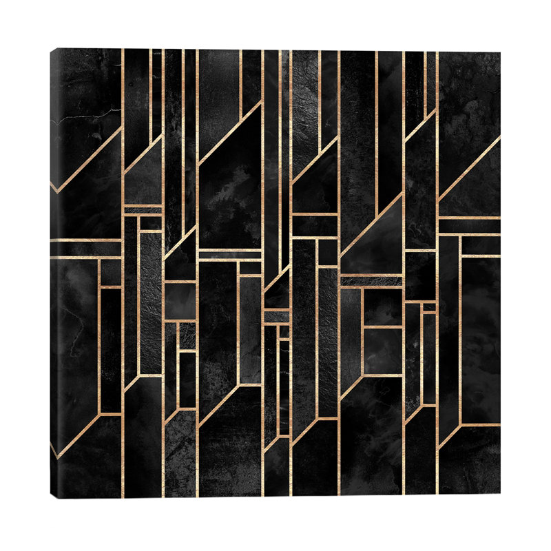 Black Skies by Elisabeth Fredriksson - Print on Canvas, 45.72 cm H x 45.72 cm W x 3.175 cm D, Wrapped Canvas