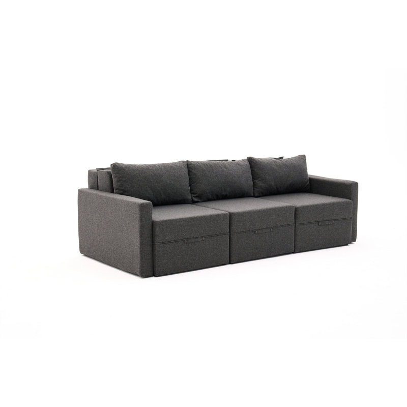 Canapé-lit 1 place, Anthracite