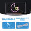 Moon 11.8" Contemporary Glam Acrylic Box USB Operated LED Neon Light, Pink/Yellow
