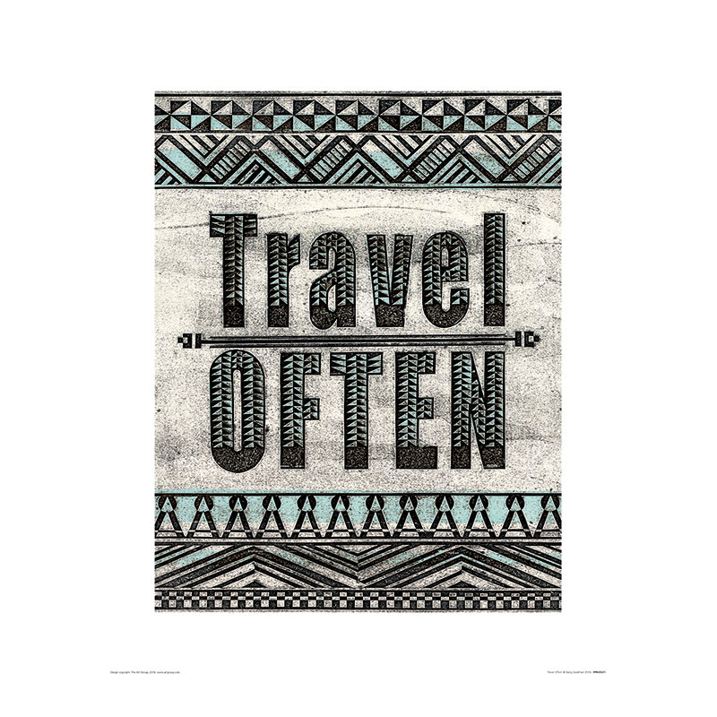 Travel Often - Print on Canvas, Paper
