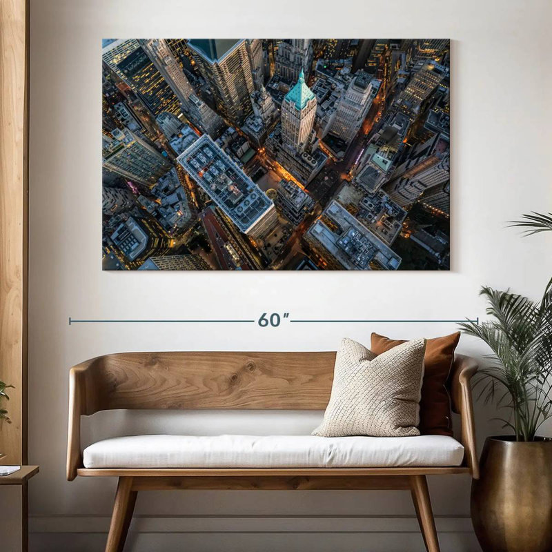 Nicci New York City d'en haut, H 34 po x l 51 po