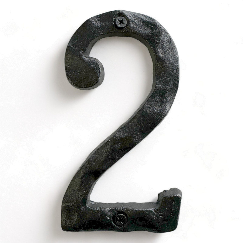Numéro pour plaque d'adresse à fixer, 2