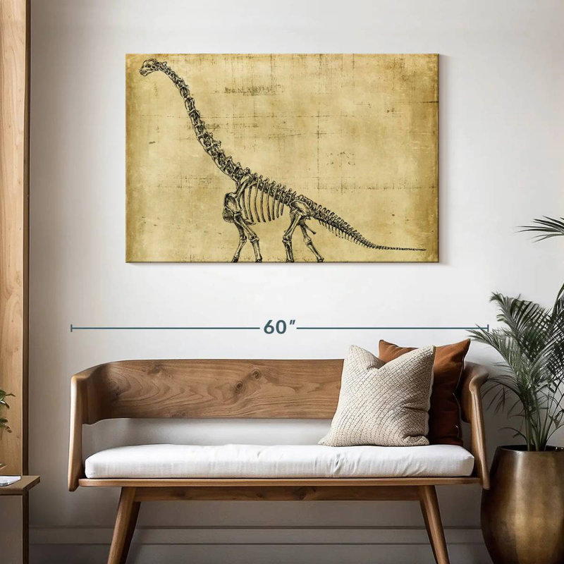 Brampt Brachiosaurus Study, 30" H x 45" W