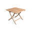 4 - Person Solid Wood Patio Dining Set Square Table