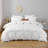 All Season Feather Down Comforter, Soft 100% Cotton Cover Bedding White Comforter-478965445