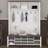 4-In-1 Hall Tree With 6 Hooks, Walnut Entryway Bench With Adjustable Shelves, Shoe Organizer With 16 Open Compartments-1905107295