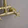 2-Spray Round Wall Bar Shower Kit With Hand Shower Dual Cross Handles Mixer Shower System Taps