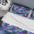 Blue Tropical Leaves - Tropical Abstract Duvet Cover Set - Microfiber Polyester-35229380