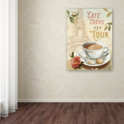 «Cafe in Europe II» par Lisa Audit - Reproduction de publicité sur toile tendue