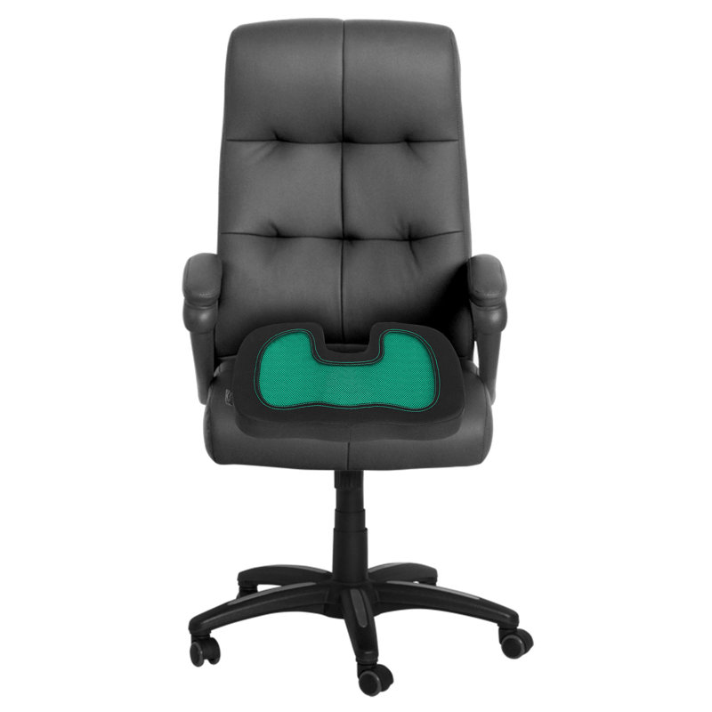 Ergonomic Gel Car Seat Cushion, Green