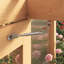 Serre en bois de cèdre avec pergola (2,4 m H x 2,4 m L x 1,8 m P) – Oasis de jardin quatre saisons avec espace de vie extérieur ombragé