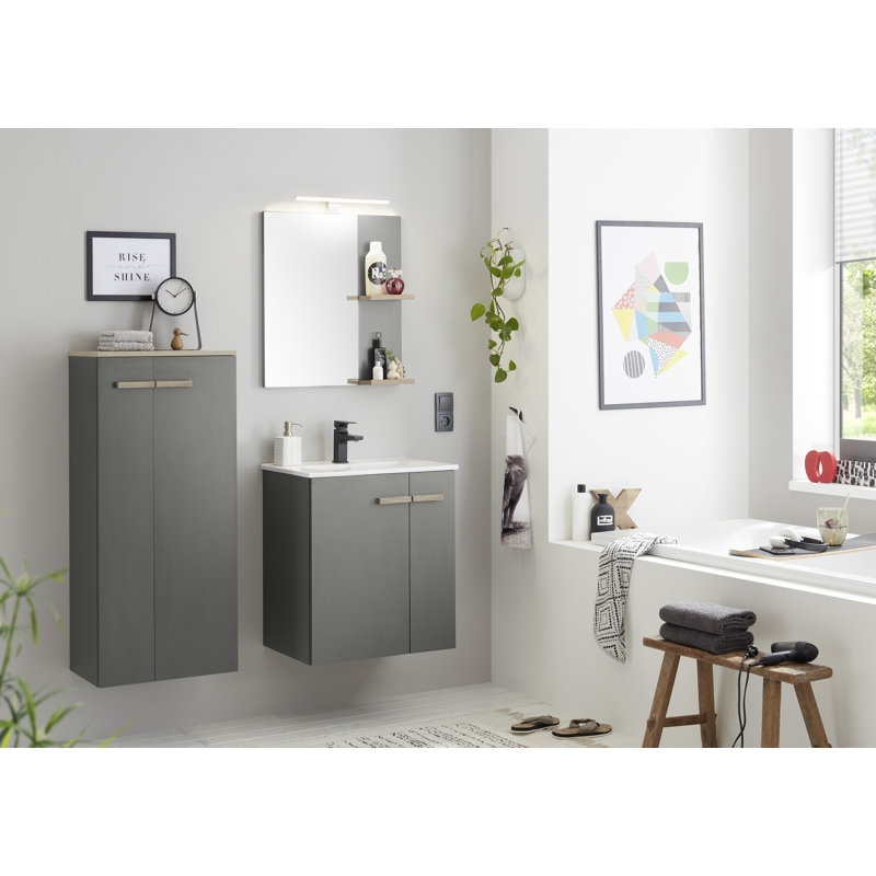 Georgeana Bathroom Furniture Suite, Grey