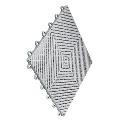 Ribtrax Smooth 12-Series 12"X12" Garage Flooring Tile (Set of 10)