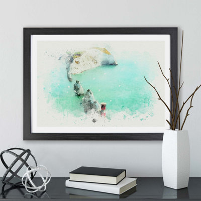 The Needles Isle Of Wight - Single Picture Frame Painting