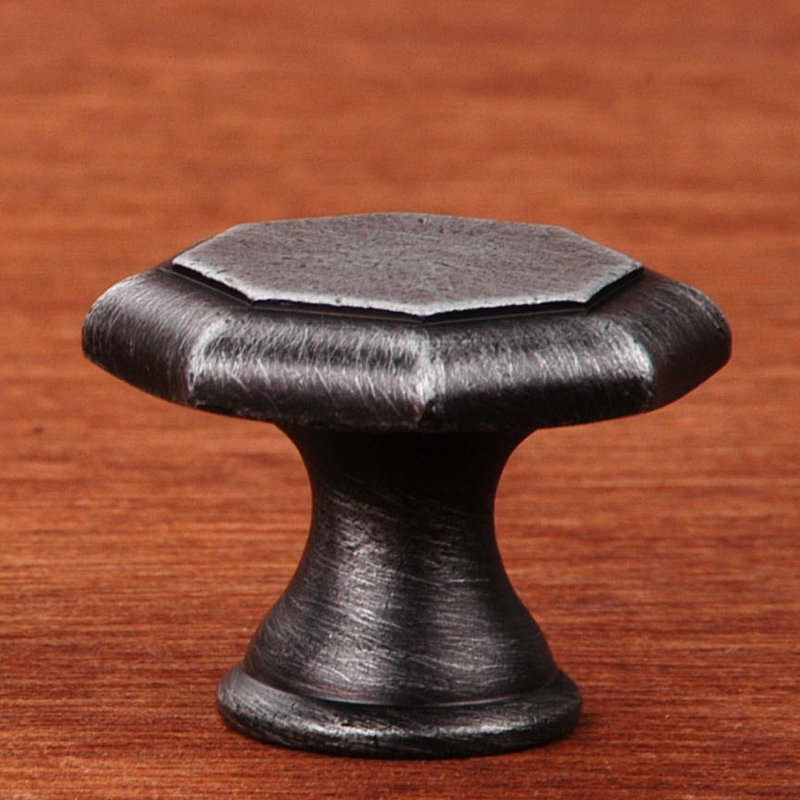 CK Series Geometric Knob, Distressed Nickel