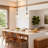 10.6'' Single-head Clear Bubble Glass Dining Pendant Light